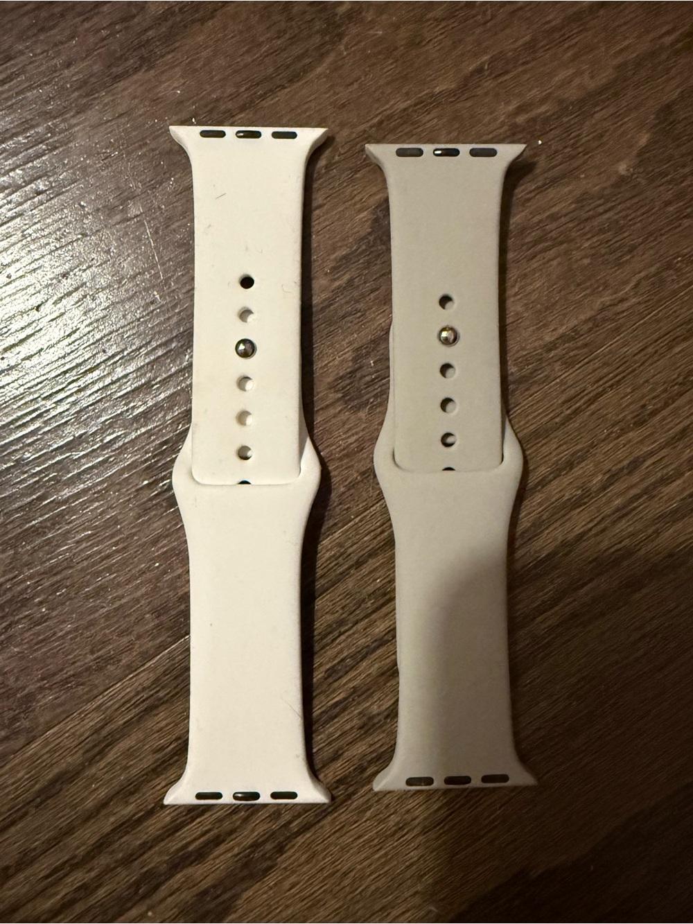 Apple Watch Silicone Watch Bands for Smartwatches - Light Beige/Off-White